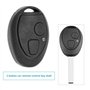 VGOL Lot de 2pcs Coques de Clé à Distance à 2 Boutons Compatible avec Rover 75 MG ZT Compatible avec Land Rover Discovery Téléco