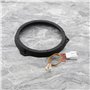 VGOL Adaptateur de Haut-Parleur 165mm Anneau de Support Adaptateur de Haut-Parleur de Porte Avant et Arrière en Plastique Compat