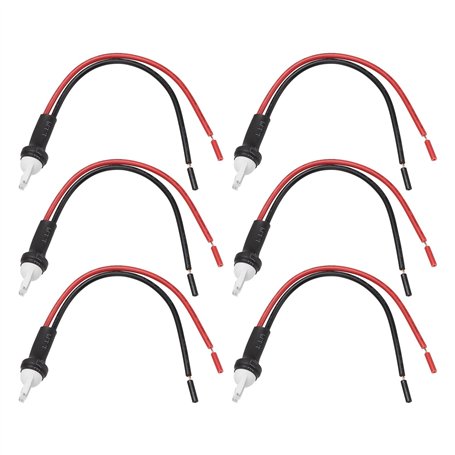 VGOL 6 Pièces T10 Prise Mâle Connecteur Fil étendu Adaptateur Prise Supports Assemblage pour Faisceau de Câblage 194 168 W-5 W p