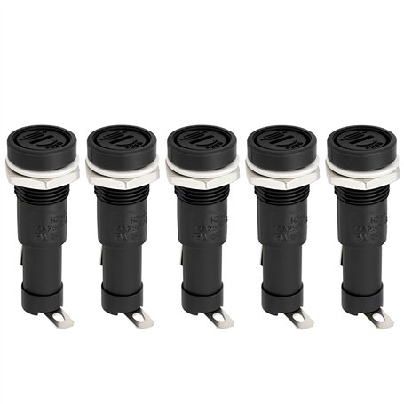 VGOL 5x Porte-fusibles à Montage Sur Panneau Compatibles avec Les Fusibles 6