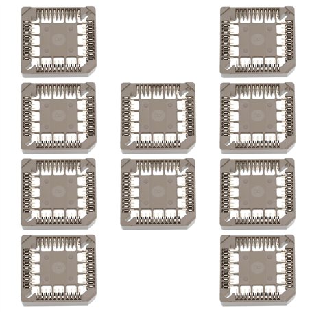VGOL Lot de 10 Supports PLCC SMT 72-7615 44 Voies Pas de 2