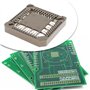 VGOL Lot de 10 Supports PLCC SMT 72-7615 44 Voies Pas de 2,54 Mm Montage en Surface pour Circuits Imprimés Et électroniques