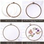 4 Pouces Cadre de Broderie Antique en Plastique en Vrac Cercle Cercles à Broder