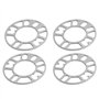 Qeunrtiy 4 PièCes Entretoises de Roue en Aluminium Cales Plaque Entretoises de Roue Automatique 5Mm Goujon pour 4X100 4X114.3 5X