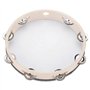 Wanjorlay Tambourin 10 Pouces Hand Drum Bell Tambourin Jingles Percussion Musical Educational Instrument For Adults