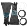 Luntfeiy Gants de sablage 60 cm avec joints toriques pour cabine de jet de sable