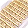 Tagtight 10 Set Étiquette de Prix Numéro Devise Prix Cube Affichage, Réglable Prix Étiquette Support Bloc Kit pour Affichage de