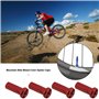 eMagTech 100pcs Écrous de Rayon Roue de Vélo Protecteur de Rayon pour Vélo de Montagne Vélo de Route 14G / 2mm de Diamètre Rayon