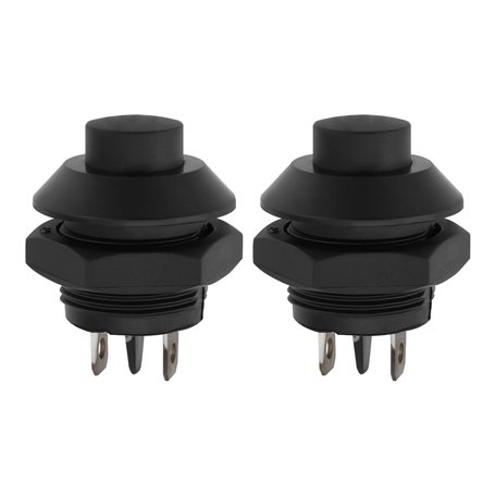 eMagTech Lot de 2 Interrupteurs à Bouton-Poussoir de Démarrage pour Voiture Interrupteurs à Bouton-Poussoir Momentanés pour Voit