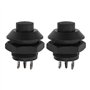 eMagTech Lot de 2 Interrupteurs à Bouton-Poussoir de Démarrage pour Voiture Interrupteurs à Bouton-Poussoir Momentanés pour Voit