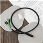 eMagTech 1pc Connecteur de Câble de Vélo électrique à 9 Broches Câble de Moteur Mâle 55 Cm 12-72 V pour Moteur de Moyeu à Engren