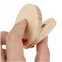 VIOPDER Lot de 16 castagnettes en bois pour enfants et adultes