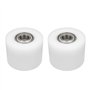 ECSiNG Lot de 2 Rouleaux de Transpalette 80 X 60 en Polyamide Et Nylon Compatibles avec Les Roues de Transpalette avec Roulement