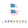 ECSiNG Assortiment de 180 Fusibles pour Voiture Mini Fusibles à Lame 12 V 24 V 32 V pour Automobile Bateau Appareil électrique 1