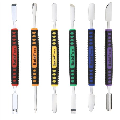 OriGlam Set de spudgers 6 pièces double extrémité en métal Kit d'outils de réparation pour iPhone iPad iPod