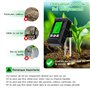 Wigearss Testeur de pH du Sol 6 en 1, Testeur pour Humidité/Fertilité/pH/Température/Lumière/Humidité Ambiante
