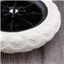 eMagTech 4pcs Roulettes Roues de Caddie 165mm Roues de Chariot à Provisions en Mousse de Noyau Plastique pour Chariot à Provisio