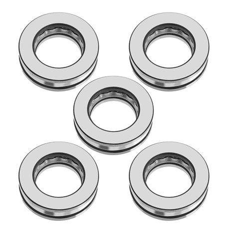 eMagTech 5pcs 51104 Roulement à Billes de Butée à Billes Axiale Roulement de Butée 3-en-1 20x35x10mm en Acier à Haute Teneur en