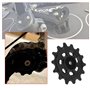 eMagTech Lot de 2 poulies de dérailleur de vélo en alliage d'aluminium étroit/large 12T 14T compatibles avec Sram X01 XX1 GX NX 