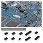 ECSiNG 50 pièces 10 types de puce de circuit intégré Kit d'assortiment basse tension LM324 LM358 LM386 LM393 UA741 NE5532 NE555 