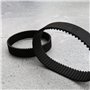 ECSiNG 2pcs Courroie d'entraînement Rabot en Caoutchouc HTD201-3M-14 67 Dents Boucle Fermée CT2610387984 Compatible avec Bosch S