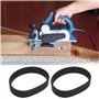 ECSiNG 2pcs Courroie d'entraînement Rabot en Caoutchouc HTD201-3M-14 67 Dents Boucle Fermée CT2610387984 Compatible avec Bosch S