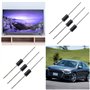 ECSiNG 20x Diode de Redressement SR5100 5A 100V Diode de Panneau Solaire à Faible Fuite Inverse Haute Efficacité pour Télévision