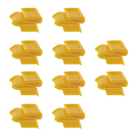 ECSiNG Lot de 10 Clips de Fixation pour Pare-Chocs arrière de Voiture 85284-AL510 compatibles avec Pare-Chocs Qashqai Attaches e