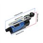 ECSiNG 4pcs ME-8108 Interrupteurs de Fin de Course Commutateur de Bras Levier à Rouleau Réglable NC-NO pour Machines-outils Mach