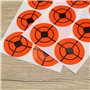 ECSiNG 250pcs 5cm Autocollants de Cibles de Tir Cibles Ronds Auto-adhésifs Autocollant en Papier pour Tir à l'arc Tir Sportif, P