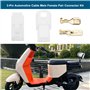 ECSiNG 10 Jeux de Connecteurs de Fil électrique Automobile à 3 Broches Mâle Et Femelle Kits Prise Borne de Câble pour Moto Vélo 
