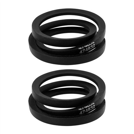 LT Easiyl 2PCS Courroies Trapézoïdales pour Tondeuses à Gazon 825Mm Rechange 474832 Compatible avec Highline 513PA Compatible av