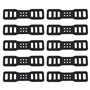 SG Store 10pcs Sangles de Vélo en Silicone Sangles Fixes en Silicone Pièce de Rechange pour éclairage de Vélo Accessoires de Cyc