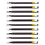 Pilot G2 07 Lot de 10 recharges pour stylos à encre gel