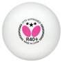 Butterfly Balles de ping-Pong 3 étoiles R40+ | Balles de ping-Pong Professionnelles Premium Blanches (Paquet de 3) | Balles de p