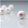 Butterfly Balles de ping-Pong 3 étoiles R40+ | Balles de ping-Pong Professionnelles Premium Blanches (Paquet de 3) | Balles de p
