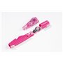 PLUS Japan Roller correcteur MR en forme de crayon rechargeable écologique rose, 6 m x 4,2 mm