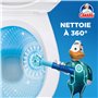 Canard WC Fresh Disc Fraîcheur Marine - Bloc WC Sans Cage Nettoyant - Nettoie à 360° - Nouvel Emballage 100% Carton - 1 Applicat