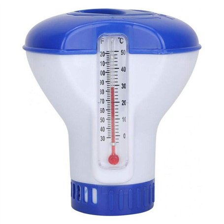 AQUAVERITY Distributeur de Chlore avec thermomètre intégré – Distributeur de Chlore Flottant