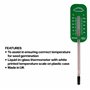Brannan Sonde thermomètre de sol de jardin – Accessoires de serre idéaux pour mesurer la température du sol pour planter et seme