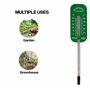 Brannan Sonde thermomètre de sol de jardin – Accessoires de serre idéaux pour mesurer la température du sol pour planter et seme