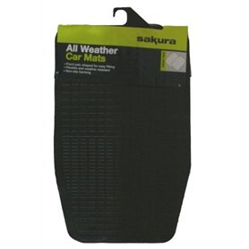 Sakura Paire de tapis avant universels en caoutchouc SS3349