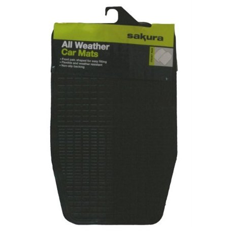 Sakura Paire de tapis avant universels en caoutchouc SS3349
