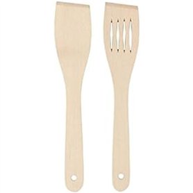 Chef Aid Ensemble de 2 Spatules en Bois