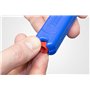 WEICON TOOLS Couteau à dégainer No. C 4-28, Outil à dénuder pour câbles de 4-28 mm, Fabriqué en Allemagne