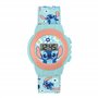 Stitch LAS4082ARG Montre à quartz numérique Bleu