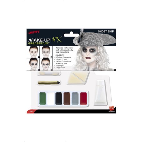 Smiffys Kit maquillage vaisseau fantôme