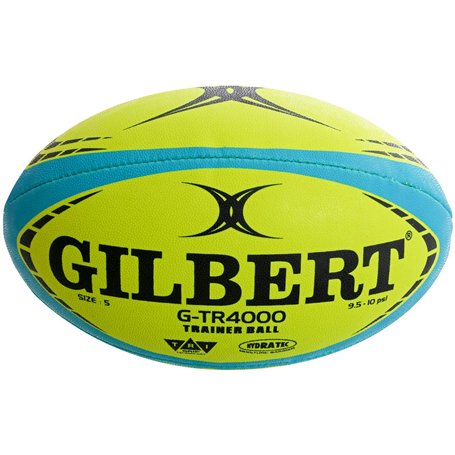 Gilbert Ballon de Rugby G-TR4000 Trainer Fluo (Taille 4)