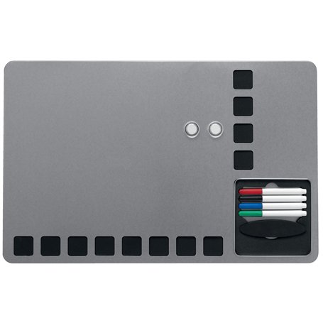 Nobo - Petit Tableau Blanc Mural avec Carrés d'Affichage