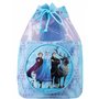 Sac de Natation Disney Frozen Filles Anna et Elsa Plage Piscine Natation Cordon de Sac à Dos Bleu
